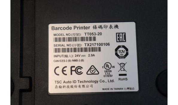 2x Barcode printer TT053-20